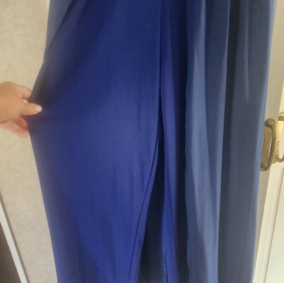 JUMPSUIT WYTH SHEER SKIRT. NO tag.Size L pit to pit 20".Newer wear. - Picture 4 of 7